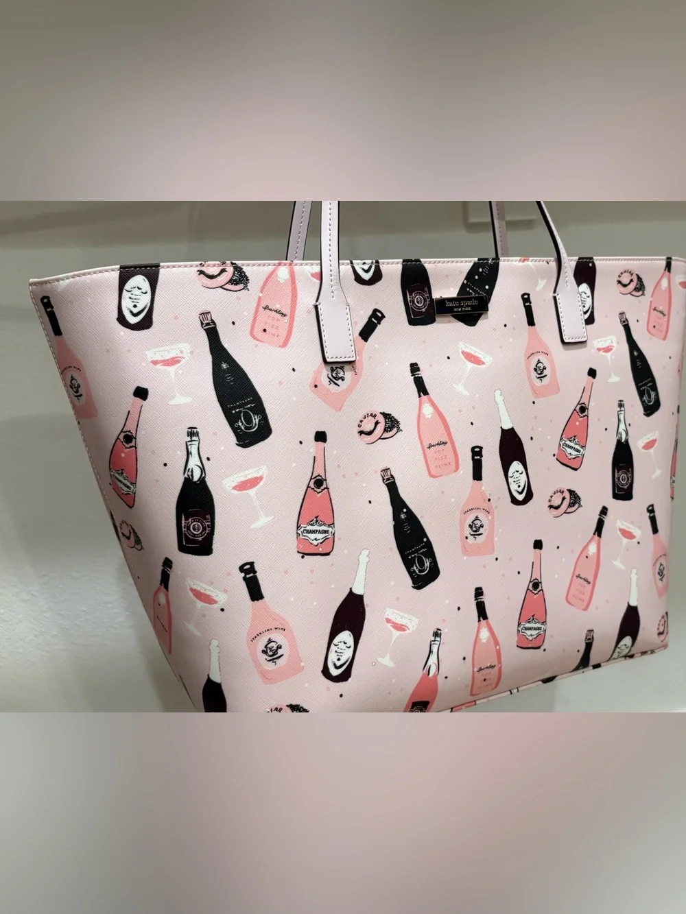 Kate Spade Shore Street Margareta Champagne Tote (WKR00218/K4887)